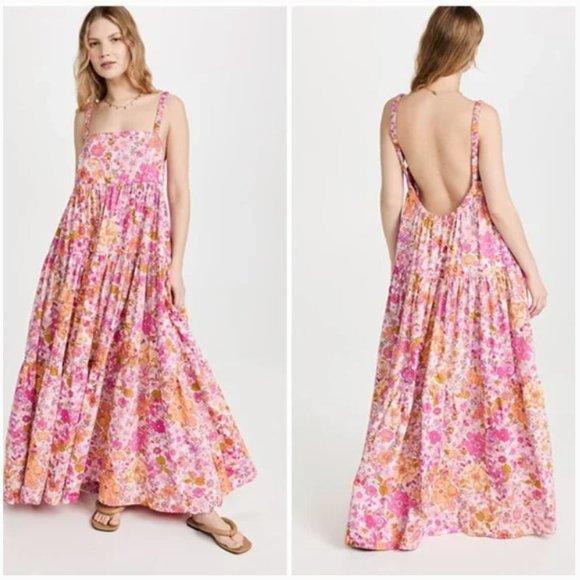 Free People | Dresses | Nwt Free People Floral Maxi Sundress In Blossom  Combo | Poshmark